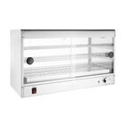 Buffalo Warmhoudvitrine | Rvs | 3 Niveaus | 30°c/90°c | 0.65kw (230v) | 744x363x433(h)mm