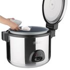 Buffalo Rijstkoker | Rvs | 2.85kw | 20l Gekookte Rijst / 9L Droge Rijst | 480x560x415(h)mm