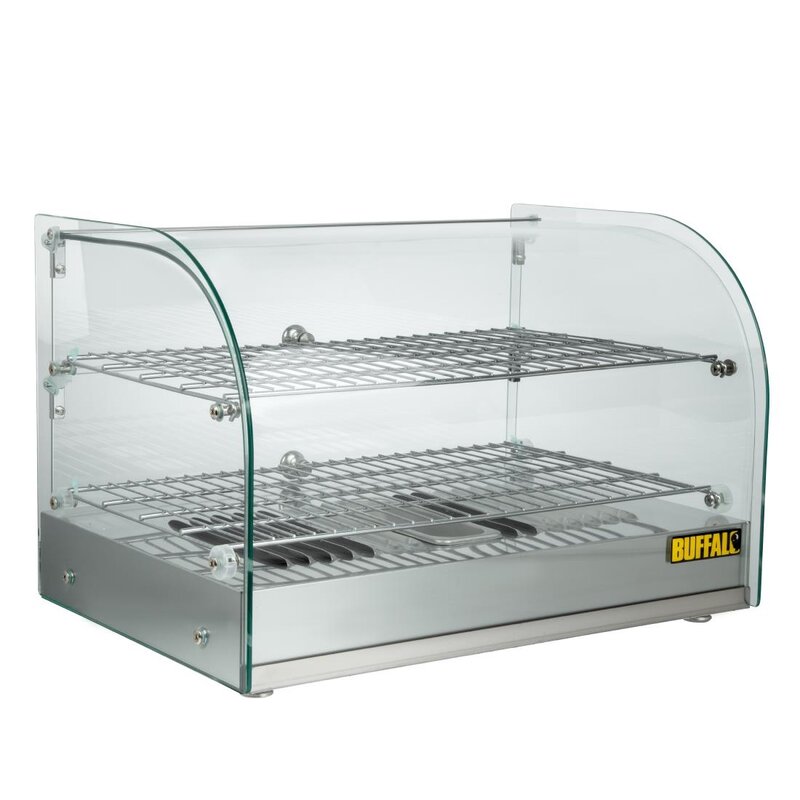 Buffalo Warmhoudvitrine 45l | 0,8kw | 554x376x376(h)mm
