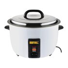 Buffalo Rijstkoker | Rvs | Elektrisch | 1.6kw | 10l Gekookte Rijst / 4.2l Droge Rijst | 380x320x350(h)mm