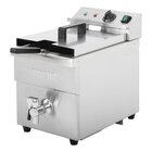 Buffalo Inductiefriteuse | Elektrisch | 7.5l | 60°c/190°c | 3kw (230v) | Aftapkraan | 290x440x415(h)mm