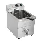 Buffalo Inductiefriteuse | Elektrisch | 7.5l | 60°c/190°c | 3kw (230v) | Aftapkraan | 290x440x415(h)mm