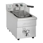 Buffalo Inductiefriteuse | Elektrisch | 7.5l | 60°c/190°c | 3kw (230v) | Aftapkraan | 290x440x415(h)mm