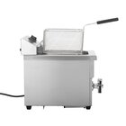 Buffalo Inductiefriteuse | Elektrisch | 7.5l | 60°c/190°c | 3kw (230v) | Aftapkraan | 290x440x415(h)mm