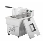 Buffalo Inductiefriteuse | Elektrisch | 7.5l | 60°c/190°c | 3kw (230v) | Aftapkraan | 290x440x415(h)mm