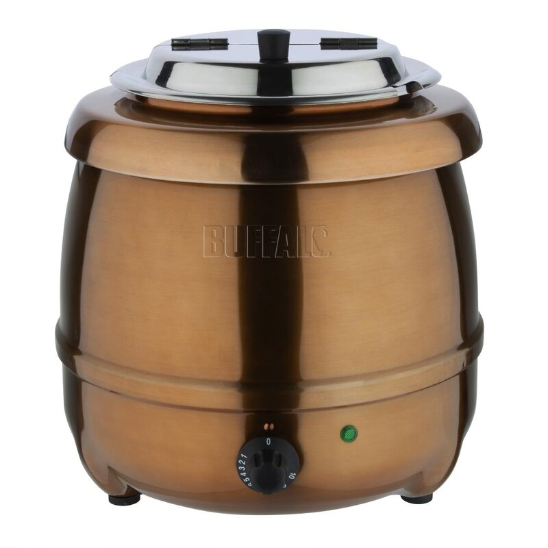 Buffalo Soepketel Koperkleurig 10 Liter | 37,5(h)x33(ø)cm
