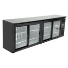 Polar U Serie Bardisplay 288 Flessen | 698l | Met 4 Zelf Sluitende Deuren  | Geforceerd | 230v | 2542x513x860(h)mm