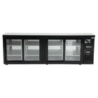 Polar U Serie Bardisplay 288 Flessen | 698l | Met 4 Zelf Sluitende Deuren  | Geforceerd | 230v | 2542x513x860(h)mm