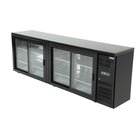 Polar U Serie Bardisplay 288 Flessen | 698l | Met 4 Zelf Sluitende Deuren  | Geforceerd | 230v | 2542x513x860(h)mm