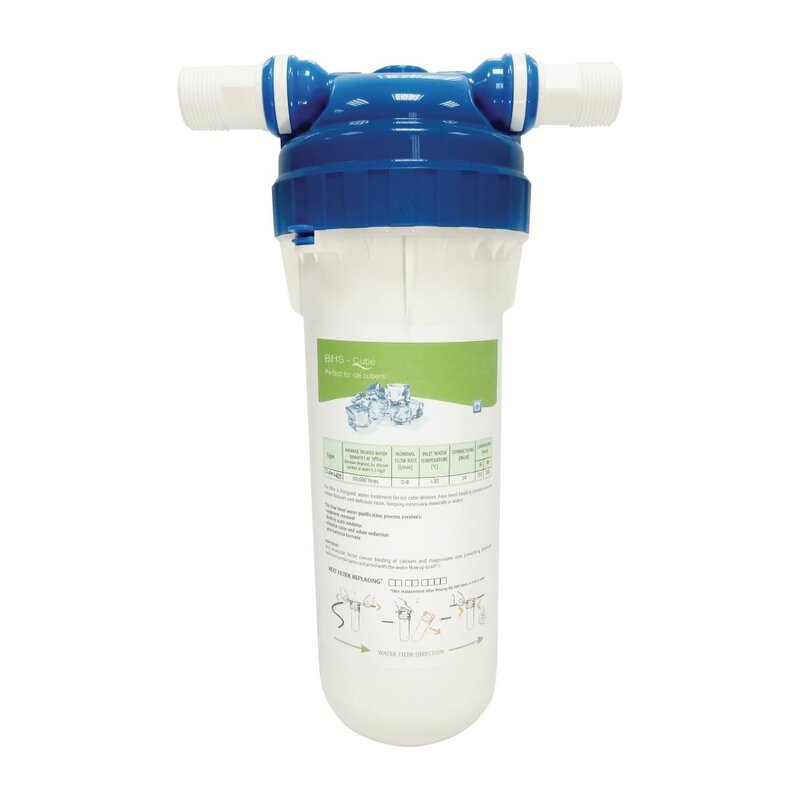 Gastronoble Waterfilter/ontharder | Cube Line | Ijsblokjesmachines | Aansluiting 3/4" | Kunststof | ø120x310(h)mm