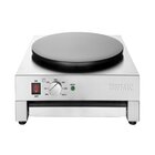 Buffalo Crêpes Bakplaat | Elektrisch | Oppervlak ø400 (rvs) | 3kw (230v) | 450x470x220(h)mm