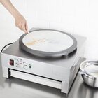 Buffalo Crêpes Bakplaat | Elektrisch | Oppervlak ø400 (rvs) | 3kw (230v) | 450x470x220(h)mm