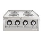 Buffalo 600-serie Elektrische Kookplaat Met 4 Kookzones