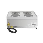 Buffalo 600-serie Elektrische Kookplaat Met 4 Kookzones