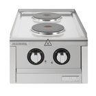 Buffalo 600-serie Elektrische Kookplaat Met 2 Kookzones