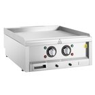 Buffalo 600-serie Elektrische Bakplaat Met Twee Zones, 600mm