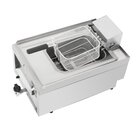 Buffalo Friteuse | 600-serie | Elektrisch | 8L | 60°c/190°c | 6kw (400v) | Aftapkraan | 400x600x240(h)mm