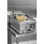 Buffalo Friteuse | 600-serie | Elektrisch | 8L | 60°c/190°c | 6kw (400v) | Aftapkraan | 400x600x240(h)mm