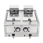 Buffalo 600-serie Elektrische Friteuse Met Dubbele Tank, 2 x 8 Liter