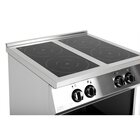 Buffalo Inductiefornuis | 4 Kookpunten | 14kw (400v) | Open Onderkast | Wielen (geremd) | 800x750x920(h)mm