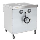 Buffalo Inductiefornuis | 4 Kookpunten | 14kw (400v) | Open Onderkast | Wielen (geremd) | 800x750x920(h)mm