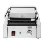 Buffalo Contact-/paninigrill | Bistro | Enkel | Gegroefd Oppervlak 230x225 (gietijzer) | 50°c/300°c | 1.45kw (230v) | 310x310x200(h)mm