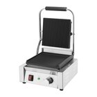 Buffalo Contact-/paninigrill | Bistro | Enkel | Gegroefd Oppervlak 230x225 (gietijzer) | 50°c/300°c | 1.45kw (230v) | 310x310x200(h)mm