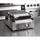 Buffalo Contact-/paninigrill | Bistro | Enkel | Gegroefd Oppervlak 230x225 (gietijzer) | 50°c/300°c | 1.45kw (230v) | 310x310x200(h)mm