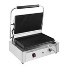 Buffalo Contact-/paninigrill | Bistro | Enkel | Gegroefd Oppervlak 343x227 (gietijzer) | 50°c/300°c | 2.2kw (230v) | 380x395x210(h)mm