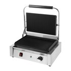 Buffalo Contact-/paninigrill | Bistro | Enkel | Gegroefd Oppervlak 343x227 (gietijzer) | 50°c/300°c | 2.2kw (230v) | 380x395x210(h)mm