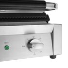 Buffalo Contact-/paninigrill | Bistro | Enkel | Gegroefd Oppervlak 343x227 (gietijzer) | 50°c/300°c | 2.2kw (230v) | 380x395x210(h)mm