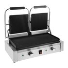 Buffalo Contact-/paninigrill | Bistro | Dubbel | Gegroefd Oppervlak (gietijzer) | 100°c/300°c | 2.9kw (230v) | 570x310x200(h)mm