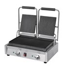 Buffalo Contact-/paninigrill | Bistro | Dubbel | Gegroefd Oppervlak (gietijzer) | 100°c/300°c | 2.9kw (230v) | 570x310x200(h)mm