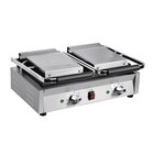 Buffalo Contact-/paninigrill | Bistro | Dubbel | Gegroefd Oppervlak (gietijzer) | 100°c/300°c | 2.9kw (230v) | 570x310x200(h)mm