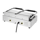 Buffalo Contact-/paninigrill | Bistro | Dubbel | Glad/gegroefd Oppervlak (gietijzer) | 100°c/300°c | 2.9kw (230v) | 570x310x200(h)mm