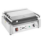 Buffalo Contact-/paninigrill | Bistro | Enkel XL | Glad/gegroefd Oppervlak (gietijzer) | 50°c/300°c | 2.5kw (230v) | Timer | 430x310x200(h)mm