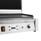 Buffalo Contact-/paninigrill | Bistro | Enkel XL | Glad/gegroefd Oppervlak (gietijzer) | 50°c/300°c | 2.5kw (230v) | Timer | 430x310x200(h)mm