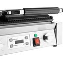 Buffalo Contact-/paninigrill | Bistro | Dubbel | Gegroefd Oppervlak (gietijzer) | 50°c/300°c | 3.6kw (2x 230v) | Timers | 570x310x200(h)mm