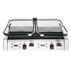 Buffalo Contact-/paninigrill | Bistro | Dubbel | Glad/gegroefd Oppervlak (gietijzer) | 50°c/300°c | 3.6kw (2x 230v) | Timers | 570x310x200(h)mm
