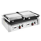 Buffalo Contact-/paninigrill | Bistro | Dubbel | Glad/gegroefd Oppervlak (gietijzer) | 50°c/300°c | 3.6kw (2x 230v) | Timers | 570x310x200(h)mm