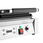 Buffalo Contact-/paninigrill | Bistro | Dubbel | Glad/gegroefd Oppervlak (gietijzer) | 50°c/300°c | 3.6kw (2x 230v) | Timers | 570x310x200(h)mm
