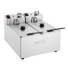 Buffalo Friteuse | Elektrisch | 3+3l | 60°c/190°c | 4kw (2x 230v) | 360x410x295(h)mm