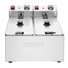 Buffalo Friteuse | Elektrisch | 3+3l | 60°c/190°c | 4kw (2x 230v) | 360x410x295(h)mm