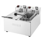 Buffalo Friteuse | Elektrisch | 3+3l | 60°c/190°c | 4kw (2x 230v) | 360x410x295(h)mm