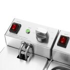 Buffalo Friteuse | Elektrisch | 3+3l | 60°c/190°c | 4kw (2x 230v) | 360x410x295(h)mm