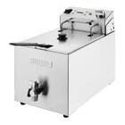 Buffalo Friteuse | Elektrisch | 8L | 50°c/190°c | 2.9kw (230v) | Aftapkraan | Timer | 280x505x410(h)mm