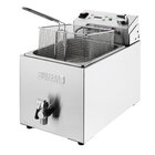 Buffalo Friteuse | Elektrisch | 8L | 50°c/190°c | 2.9kw (230v) | Aftapkraan | Timer | 280x505x410(h)mm