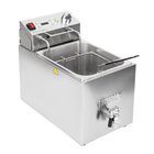 Buffalo Friteuse | Elektrisch | 8L | 50°c/190°c | 2.9kw (230v) | Aftapkraan | Timer | 280x505x410(h)mm