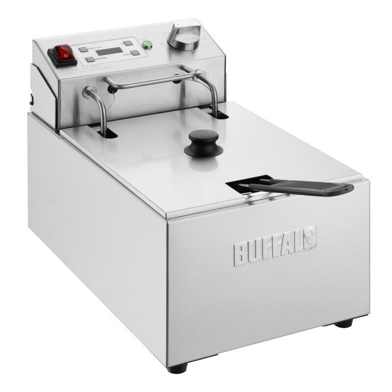 Buffalo Friteuse | Elektrisch | 5L | 50°c/190°c | 2.8kw (230v) | Timer | 280x450x315(h)mm