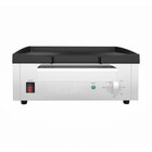 Buffalo Bak-/grillplaat | Elektrisch | Glad Oppervlak 372x367 (gietijzer) | 50°c/300°c | 2.8kw (230v) | 430x445x203(h)mm